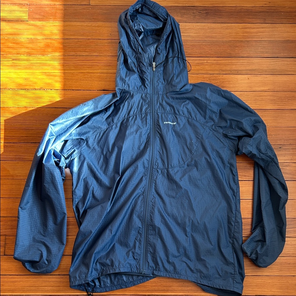 Patagonia Men's Blue Rain Jacket